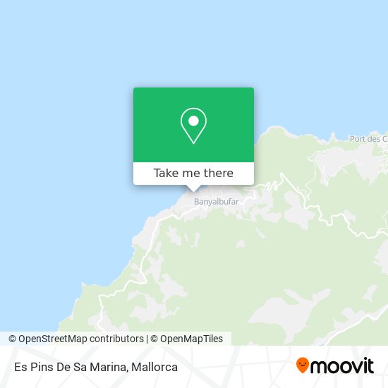 Es Pins De Sa Marina map