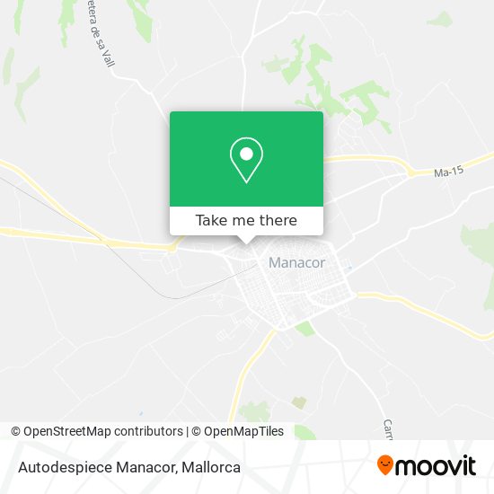 Autodespiece Manacor map
