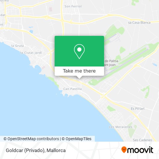 Goldcar (Privado) map