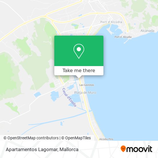 mapa Apartamentos Lagomar