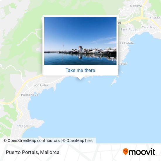 Puerto Portals map