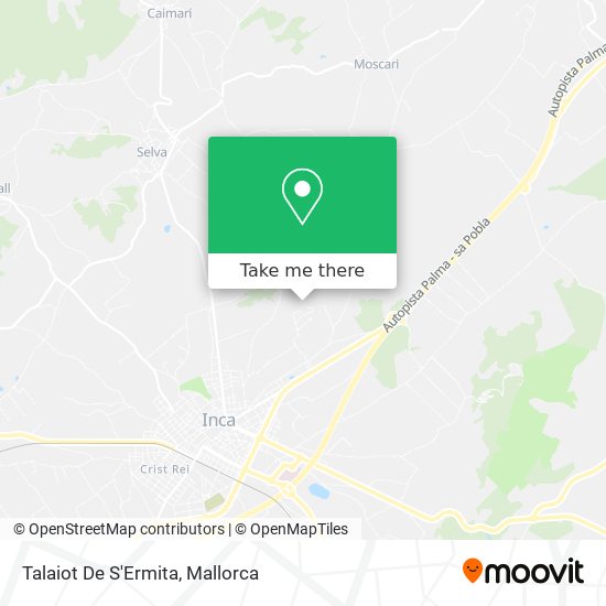 mapa Talaiot De S'Ermita