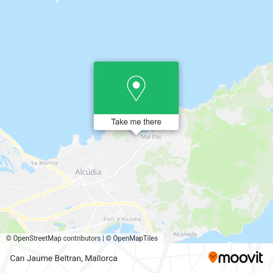 Can Jaume Beltran map