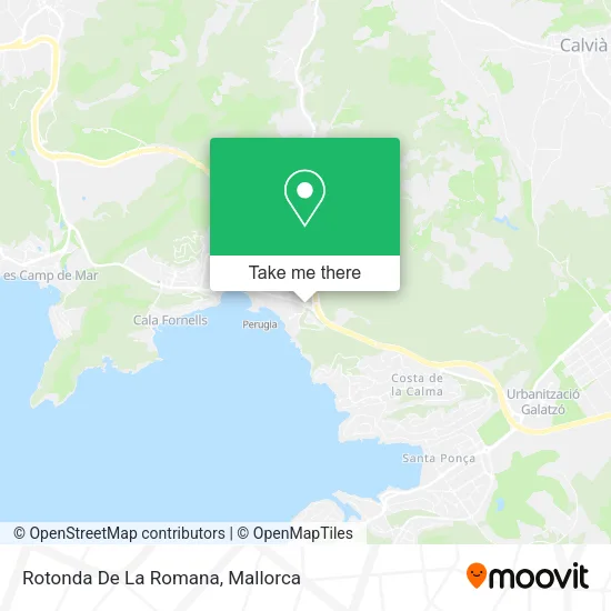Rotonda De La Romana map
