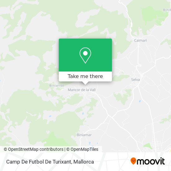 Camp De Futbol De Turixant map