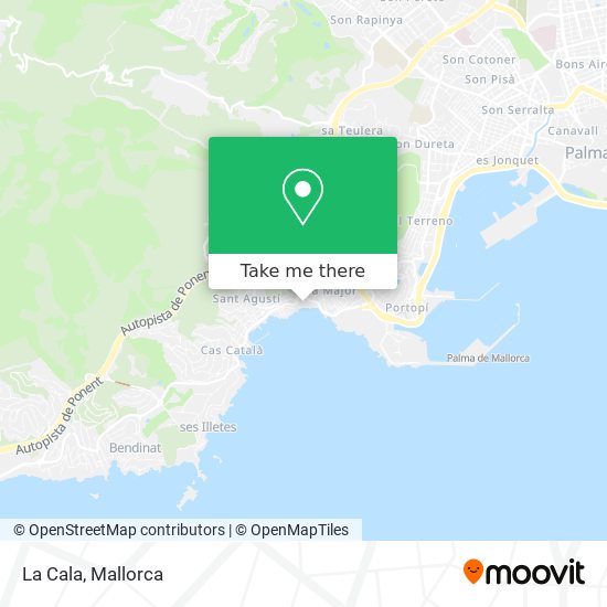 mapa La Cala