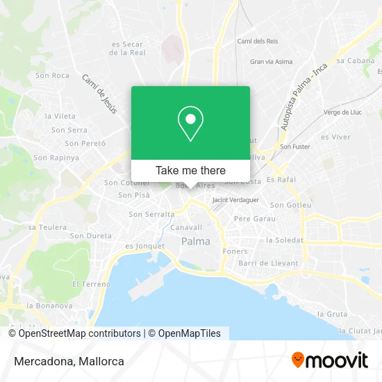 Mercadona map