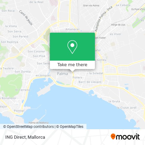 ING Direct map