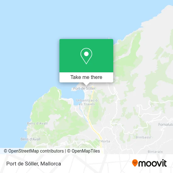 Port de Sóller map