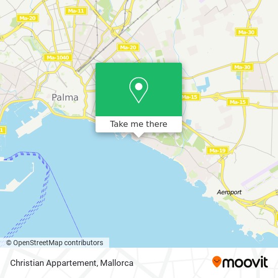 Christian Appartement map