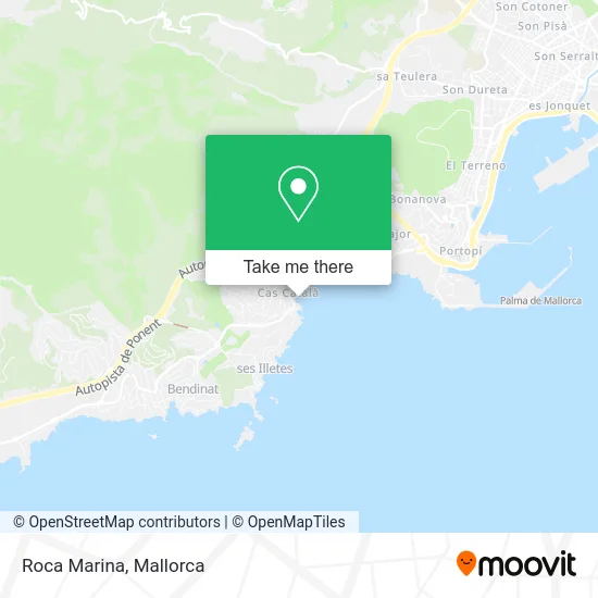 Roca Marina map