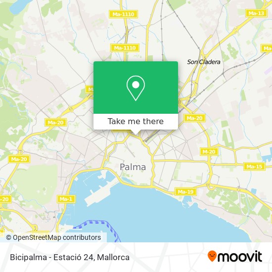 Bicipalma - Estació 24 map