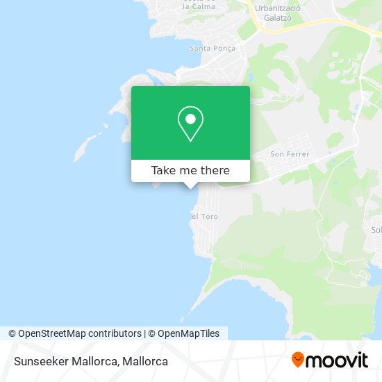 Sunseeker Mallorca map