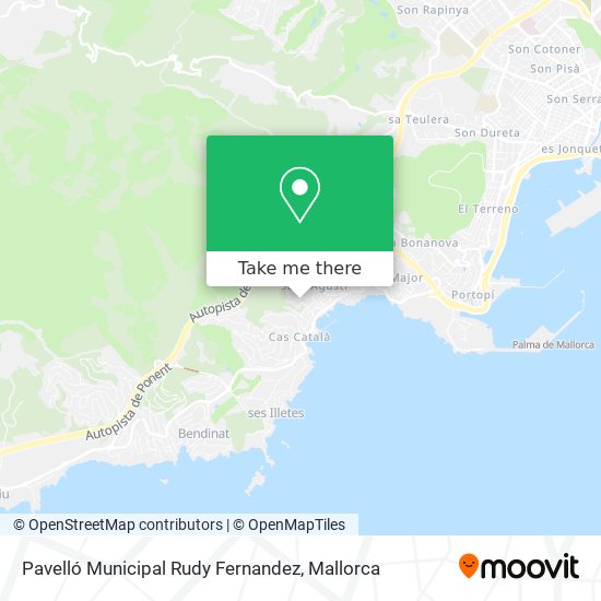 Pavelló Municipal Rudy Fernandez map