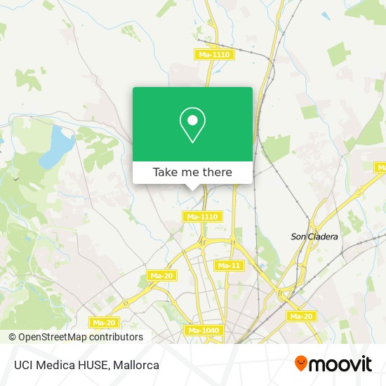UCI Medica HUSE map