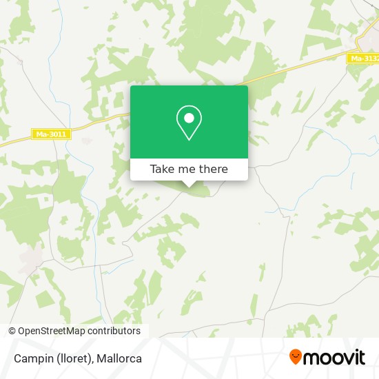 Campin (lloret) map