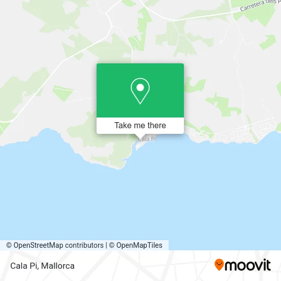 Cala Pi map