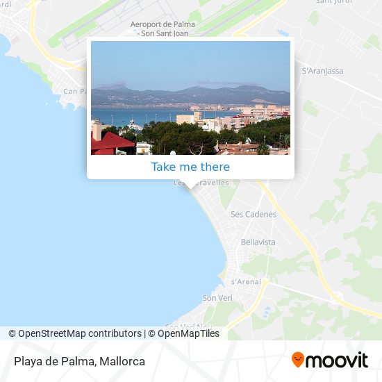 Playa de Palma map