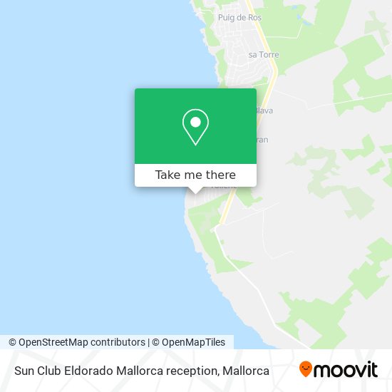 Sun Club Eldorado Mallorca reception map