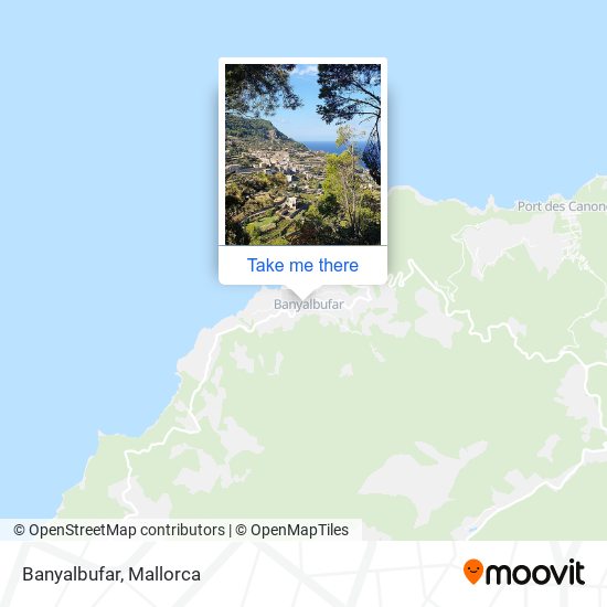 Banyalbufar map