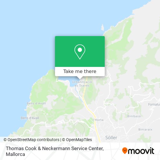 Thomas Cook & Neckermann Service Center map