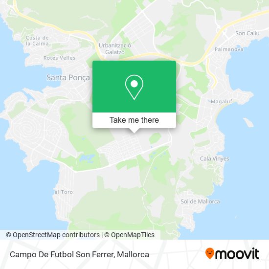 mapa Campo De Futbol Son Ferrer