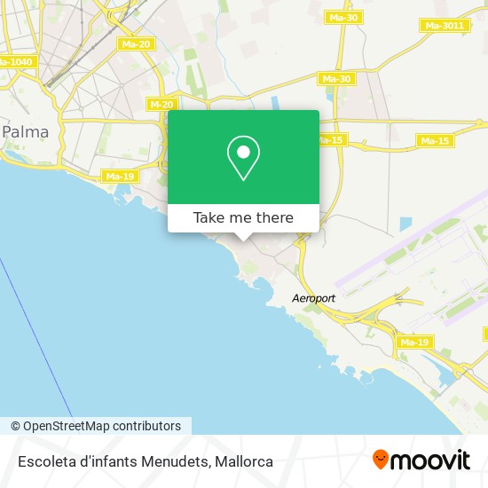 Escoleta d'infants Menudets map