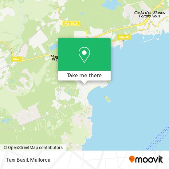 mapa Taxi Basil