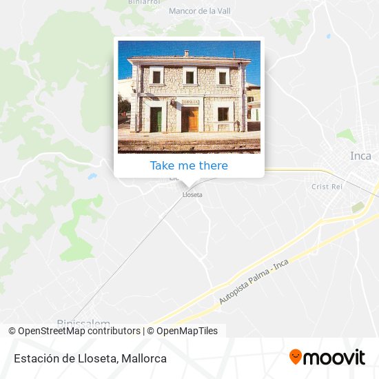 Estación de Lloseta map