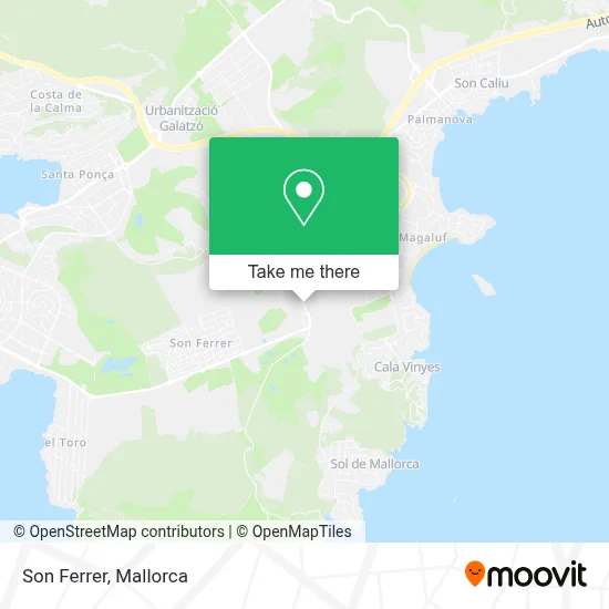 Son Ferrer map