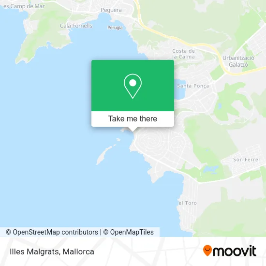 Illes Malgrats map