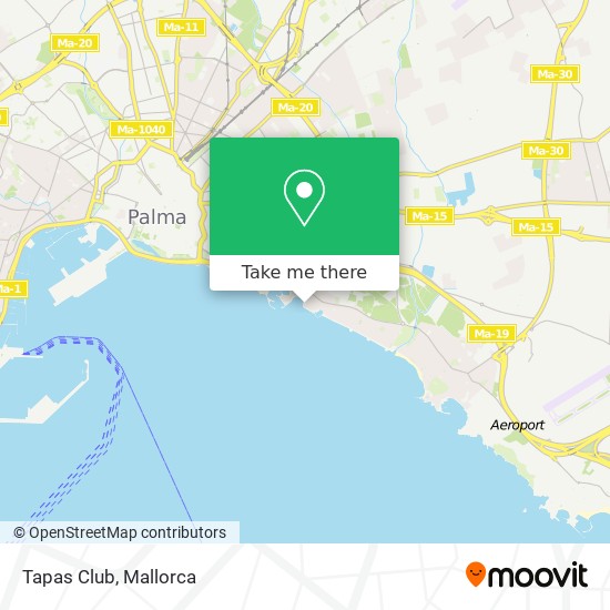 mapa Tapas Club