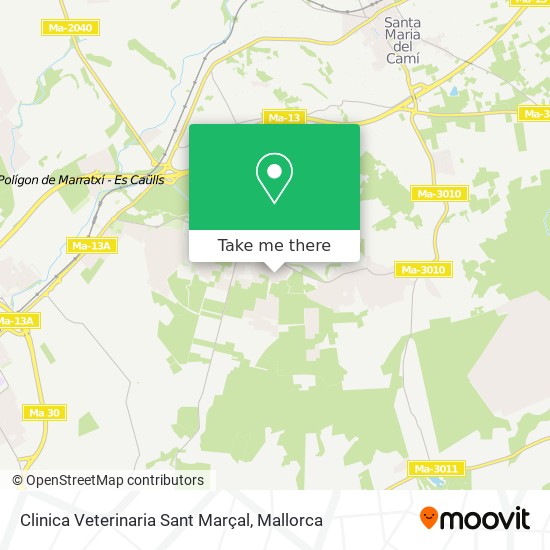 Clinica Veterinaria Sant Marçal map