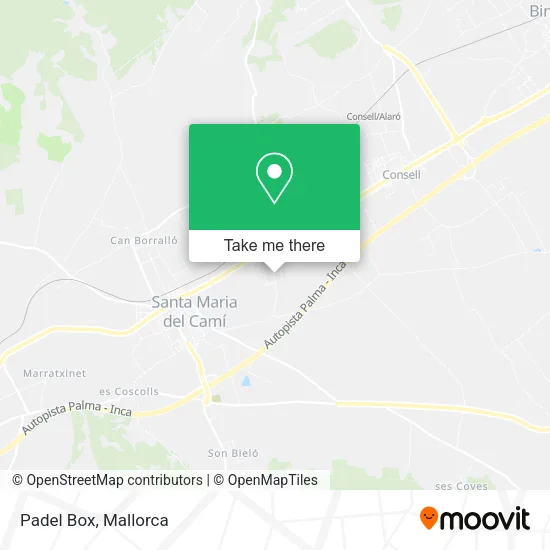 Padel Box map