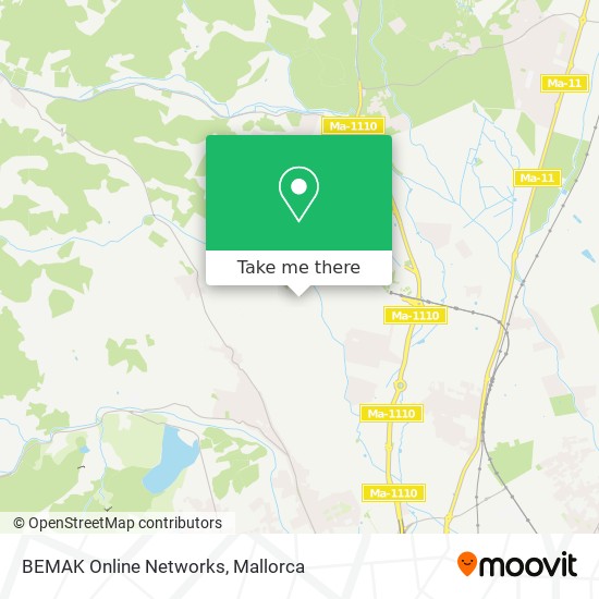 BEMAK Online Networks map