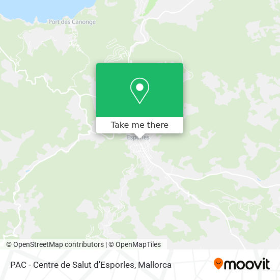 mapa PAC - Centre de Salut d'Esporles