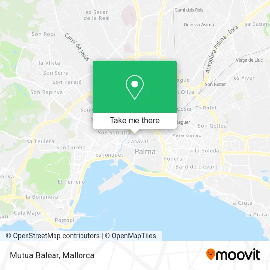 Mutua Balear map