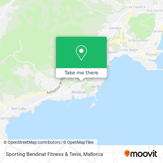 mapa Sporting Bendinat Fitness & Tenis