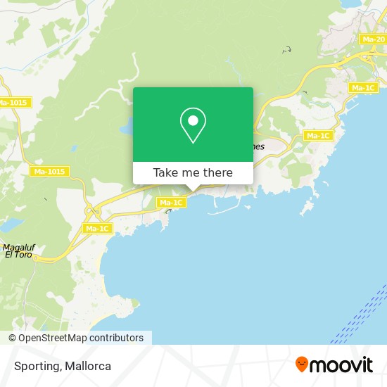 Sporting map