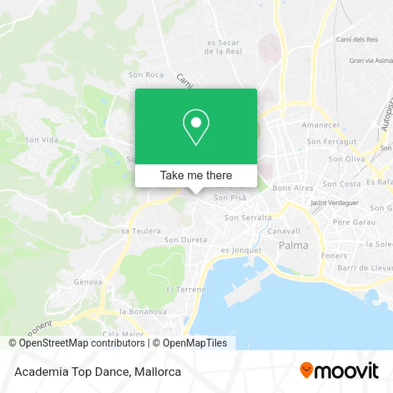 Academia Top Dance map