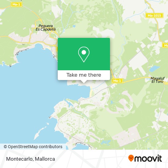 Montecarlo map