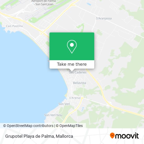 mapa Grupotel Playa de Palma