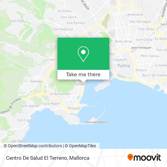 Centro De Salud El Terreno map