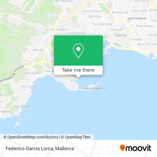 mapa Federico García Lorca