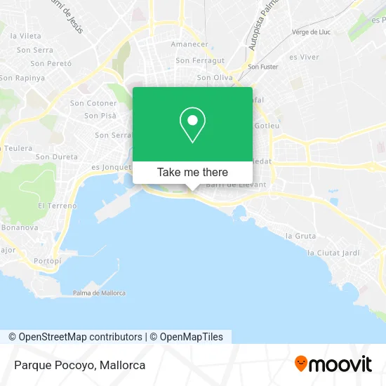 Parque Pocoyo map