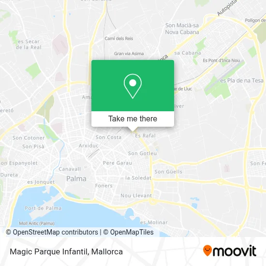 Magic Parque Infantil map