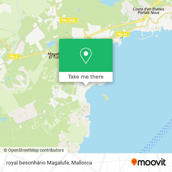 royal besonhário Magalufe map