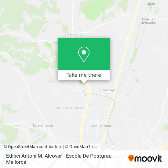 Edifici Antoni M. Alcover - Escola De Postgrau map