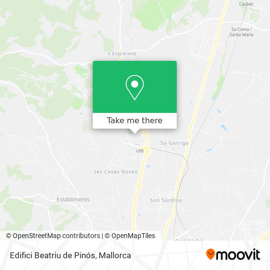 Edifici Beatriu de Pinós map