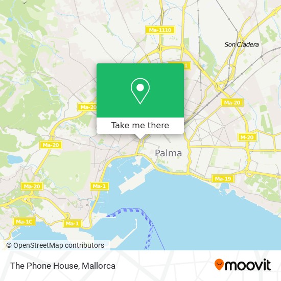 mapa The Phone House